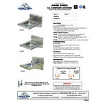 Advance Tabco 7-PS-26 Hands Free Hand Sink with Soap Dispenser - ADA Compliant