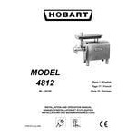 Hobart 4812-38 #12 Meat Chopper 240V - 1/2 hp