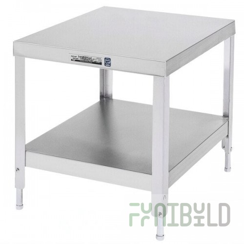 Lakeside 535 Stainless Steel Stationary NSF Equipment Stand with Undershelf - 21 1/4