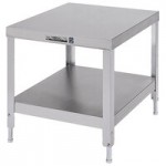 Lakeside 535 Stainless Steel Stationary NSF Equipment Stand with Undershelf - 21 1/4 Lakeside 535 Stainless Steel Stationary NSF Equipment Stand with Undershelf - 21 1/4