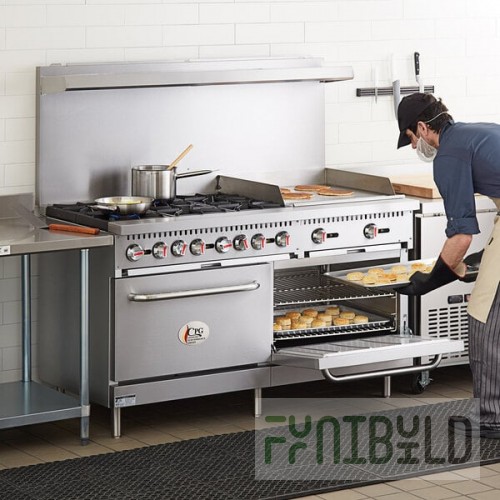 Cooking Performance Group S60-G24-N Natural Gas 6 Burner 60