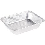 Western Plastics Half Size Heavy-Duty Foil Steam Table Pan 2 9/16