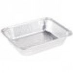 Western Plastics Half Size Heavy-Duty Foil Steam Table Pan 2 9/16