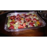 Western Plastics Half Size Heavy-Duty Foil Steam Table Pan 2 9/16