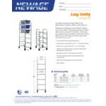 New Age Industrial Heavy-Duty Series 4-Lug Aluminum Universal Lug Dolly 1277