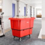 Lavex 16 Cubic Foot Red Leakproof Cube Truck (1000 lb. Capacity) Lavex 16 Cubic Foot Red Leakproof Cube Truck (1000 lb. Capacity)