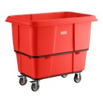 Lavex 16 Cubic Foot Red Leakproof Cube Truck (1000 lb. Capacity) Lavex 16 Cubic Foot Red Leakproof Cube Truck (1000 lb. Capacity)