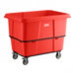 Lavex 16 Cubic Foot Red Leakproof Cube Truck (1000 lb. Capacity) Lavex 16 Cubic Foot Red Leakproof Cube Truck (1000 lb. Capacity)