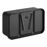 Lavex 40 fl. oz. (1,200 mL) Matte Black Stainless Steel Manual Surface-Mounted Horizontal Liquid Soap Dispenser
