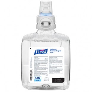 PURELL® 7869-02 Healthcare CS8 1200 mL Waterless Surgical Scrub Hand Sanitizer Gel - 2/Case PURELL® 7869-02 Healthcare CS8 1200 mL Waterless Surgical Scrub Hand Sanitizer Gel - 2/Case