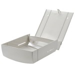 Bobrick B-5262 MatrixSeries C Fold or Multifold Gray Surface-Mounted Paper Towel Dispenser