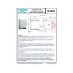 Bobrick B-5262 MatrixSeries C Fold or Multifold Gray Surface-Mounted Paper Towel Dispenser