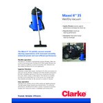 Clarke Maxxi II 35 9 Gallon Polyethylene Wet / Dry Vacuum with Tool Kit - 120V Clarke Maxxi II 35 9 Gallon Polyethylene Wet / Dry Vacuum with Tool Kit - 120V