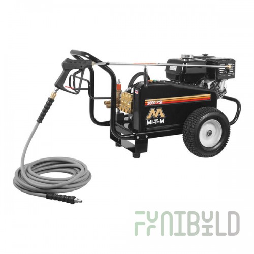 Mi-T-M CW Premium Series CW-3004-4MGH 49-State Compliant Cold Water Pressure Washer with Honda Engine - 3,000 PSI; 3.5 GPM