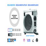 Ecor Pro EPD50-PRO DryFan 25 Pint Stainless Steel Desiccant Dehumidifier - 120V