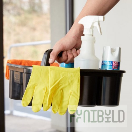 Rubbermaid® FG315488BLA Deluxe Janitorial Cleaning Caddy