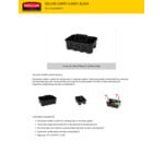 Rubbermaid® FG315488BLA Deluxe Janitorial Cleaning Caddy