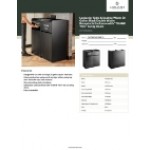 Lancaster Table & Seating Waste 50 Gallon Black Double Waste Receptacle Enclosure with Lancaster Table & Seating Waste 50 Gallon Black Double Waste Receptacle Enclosure with