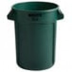 Rubbermaid® FG263200DGRN BRUTE 32 Gallon Green Round Trash Can