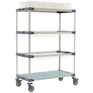 Metro MAX4-PR48VX3 MetroMax 4 Mobile Four Tier Tray Drying Rack - 24 Metro MAX4-PR48VX3 MetroMax 4 Mobile Four Tier Tray Drying Rack - 24