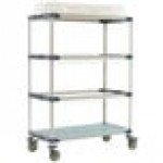 Metro MAX4-PR48VX3 MetroMax 4 Mobile Four Tier Tray Drying Rack - 24