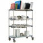 Metro MAX4-PR48VX3 MetroMax 4 Mobile Four Tier Tray Drying Rack - 24
