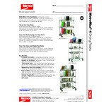 Metro MAX4-PR48VX3 MetroMax 4 Mobile Four Tier Tray Drying Rack - 24