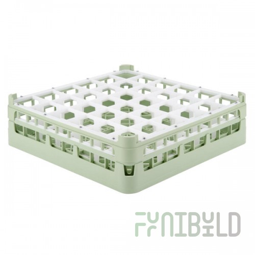 Vollrath 52714 Signature Full-Size Light Green 36-Compartment 4 5/16