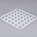 Vollrath 52714 Signature Full-Size Light Green 36-Compartment 4 5/16