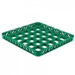 Noble Warewashing 36-Compartment Gray Full-Size Glass Rack with 3 Green Extenders Noble Warewashing 36-Compartment Gray Full-Size Glass Rack with 3 Green Extenders