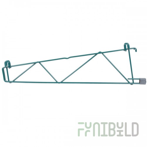 Metro SWD24K3 Smartwall G3 Metroseal Green Double Shelf Support 26 9/16
