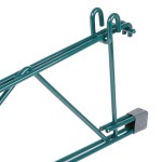 Metro SWD24K3 Smartwall G3 Metroseal Green Double Shelf Support 26 9/16
