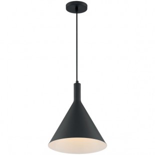SATCO/NUVO Lightcap 1-Light Pendant Light with Matte Black Finish - 120V, 100W SATCO/NUVO Lightcap 1-Light Pendant Light with Matte Black Finish - 120V, 100W