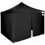 Caravan Canopy 21003506010 Alumashade Bigfoot 10' x 10' White Light-Duty Commercial Grade Instant Canopy Deluxe Kit with Side Walls Caravan Canopy 21003506010 Alumashade Bigfoot 10' x 10' White Light-Duty Commercial Grade Instant Canopy Deluxe Kit with Side Walls