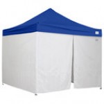 Caravan Canopy 21003506010 Alumashade Bigfoot 10' x 10' White Light-Duty Commercial Grade Instant Canopy Deluxe Kit with Side Walls Caravan Canopy 21003506010 Alumashade Bigfoot 10' x 10' White Light-Duty Commercial Grade Instant Canopy Deluxe Kit with Side Walls