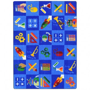 Joy Carpets Kid Essentials STEAM Into Learning 10' 9 Joy Carpets Kid Essentials STEAM Into Learning 10' 9