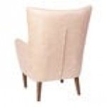 Flash Furniture Connor Light Brown Modern Faux Leather Wingback Accent Chair with Wooden Legs and Frame Flash Furniture Connor Light Brown Modern Faux Leather Wingback Accent Chair with Wooden Legs and Frame