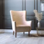 Flash Furniture Connor Light Brown Modern Faux Leather Wingback Accent Chair with Wooden Legs and Frame Flash Furniture Connor Light Brown Modern Faux Leather Wingback Accent Chair with Wooden Legs and Frame