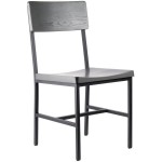 BFM Seating Memphis Sand Black Customizable Steel Side Chair with Gray Ash Wooden Back and Seat BFM Seating Memphis Sand Black Customizable Steel Side Chair with Gray Ash Wooden Back and Seat