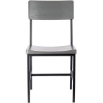 BFM Seating Memphis Sand Black Customizable Steel Side Chair with Gray Ash Wooden Back and Seat BFM Seating Memphis Sand Black Customizable Steel Side Chair with Gray Ash Wooden Back and Seat
