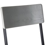 BFM Seating Memphis Sand Black Customizable Steel Side Chair with Gray Ash Wooden Back and Seat BFM Seating Memphis Sand Black Customizable Steel Side Chair with Gray Ash Wooden Back and Seat