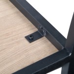 BFM Seating Memphis Sand Black Customizable Steel Side Chair with Gray Ash Wooden Back and Seat BFM Seating Memphis Sand Black Customizable Steel Side Chair with Gray Ash Wooden Back and Seat