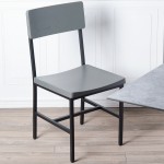 BFM Seating Memphis Sand Black Customizable Steel Side Chair with Gray Ash Wooden Back and Seat BFM Seating Memphis Sand Black Customizable Steel Side Chair with Gray Ash Wooden Back and Seat