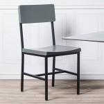 BFM Seating Memphis Sand Black Customizable Steel Side Chair with Gray Ash Wooden Back and Seat BFM Seating Memphis Sand Black Customizable Steel Side Chair with Gray Ash Wooden Back and Seat