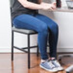 BFM Seating Memphis Sand Black Customizable Steel Side Chair with Gray Ash Wooden Back and Seat BFM Seating Memphis Sand Black Customizable Steel Side Chair with Gray Ash Wooden Back and Seat
