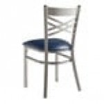 Lancaster Table & Seating Clear Coat Finish Cross Back Chair with 2 1/2