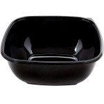 Sabert 94160B50 Bowl2 160 oz. Black Square Catering Bowl - 50/Case Sabert 94160B50 Bowl2 160 oz. Black Square Catering Bowl - 50/Case