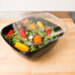Sabert 94160B50 Bowl2 160 oz. Black Square Catering Bowl - 50/Case Sabert 94160B50 Bowl2 160 oz. Black Square Catering Bowl - 50/Case