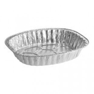 Durable Packaging Oval Foil Roast Pan 18