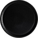 Solut Black Elegance Round Coated Heavy Weight Catering / Deli Tray 12